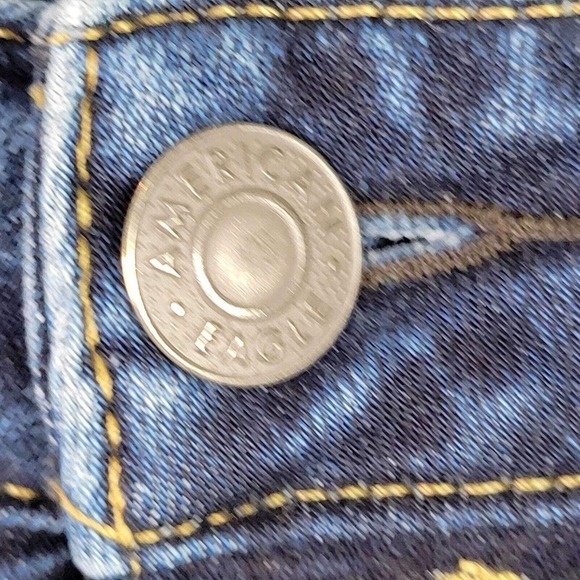 American Eagle AE Jeans Mens Slim Next Level Airflex Blue 28X30 Skate Distressed - Picture 9 of 12